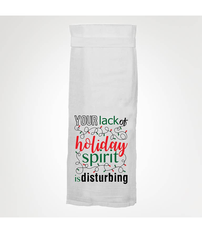 #wearfnf Lack of Holiday Spirit Kitchen Towel -