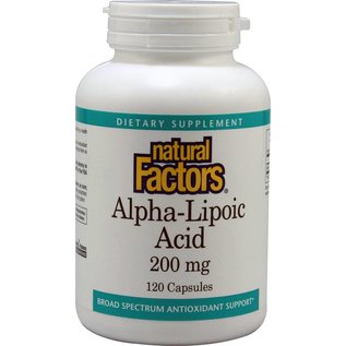 Natural Factors Alpha-Lipoic Acid 200mg 120c Vitamin Express