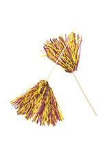 FUN EXPRESS Spirit Pom-Pom - Maroon/Yellow