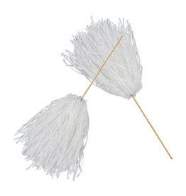 FUN EXPRESS Spirit Pom-Pom - Solid White