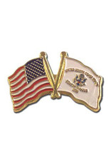 Lapel Pin - US and Coast Guard Flags