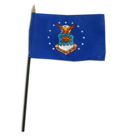 Stick Flag 4"x6" - Air Force