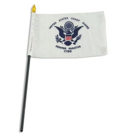 Stick Flag 4"x6" - Coast Guard