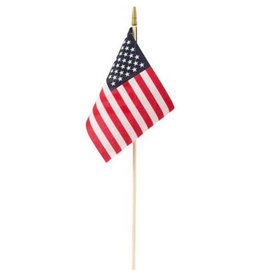US Toy Stick Flag - USA 8"x12"