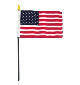 Online Stores Stick Flag 4"x6" - United States (USA)