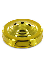 Online Stores Flag Base - Weighted 3 Hole for 4"x6" - Gold