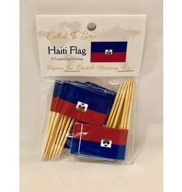 Toothpick Flags - Haiti