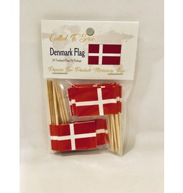 Toothpick Flags - Denmark