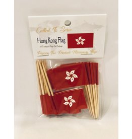 Toothpick Flags - Hong Kong