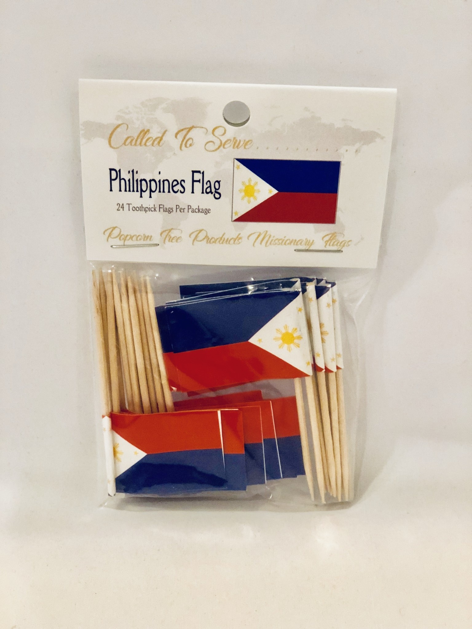 Called To Serve Toothpick Flags Philippines Watkins Party Store