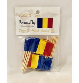 Toothpick Flags - Romania