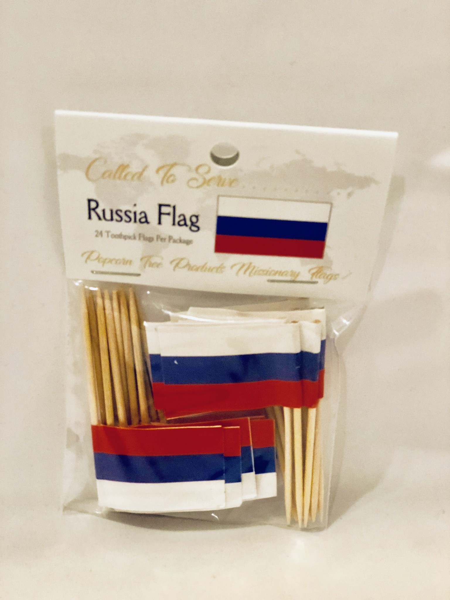 Toothpick Flags - Russia