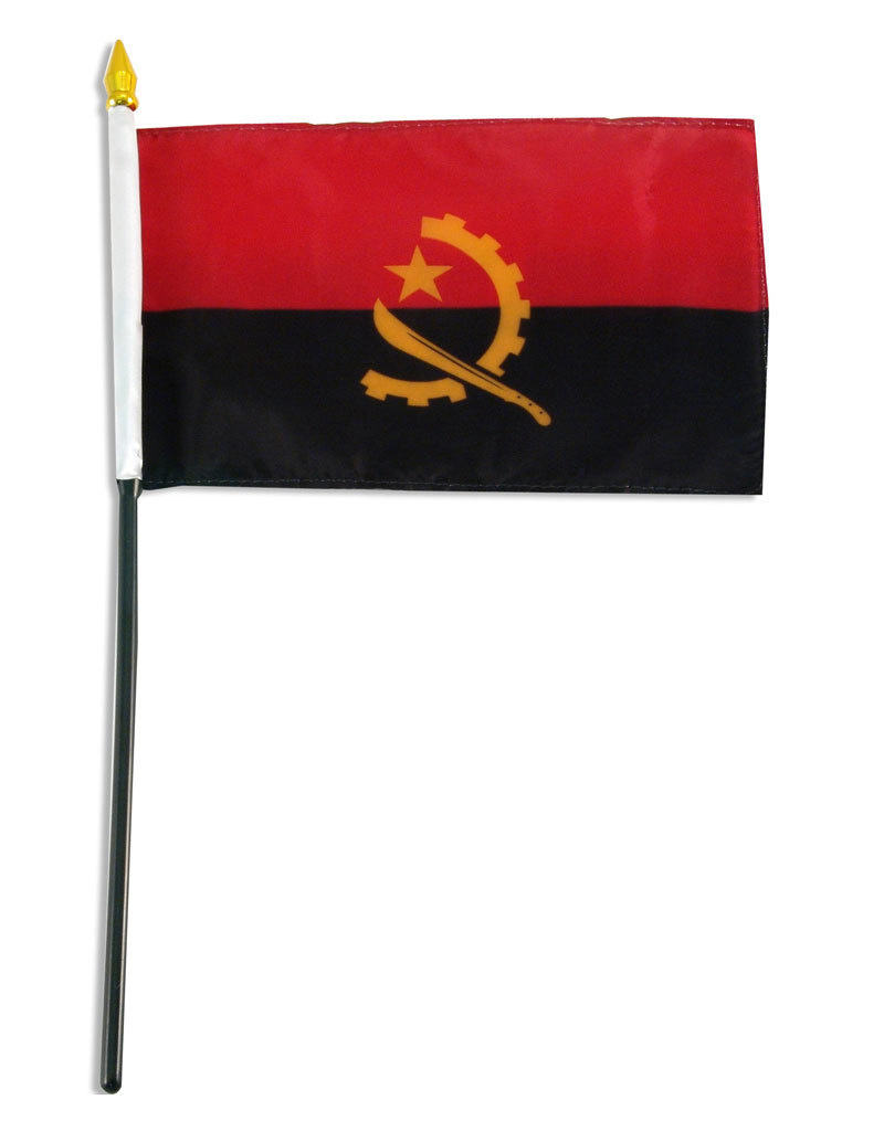 Stick Flag 4"x6" - Angola