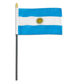 Stick Flag 4"x6" - Argentina