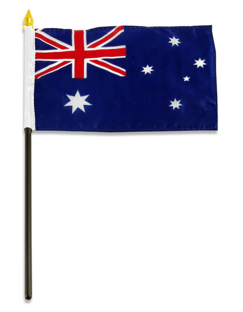 Stick Flag 4"x6" - Australia