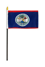 Stick Flag 4"x6" - Belize