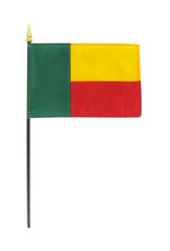 Stick Flag 4"x6" - Benin