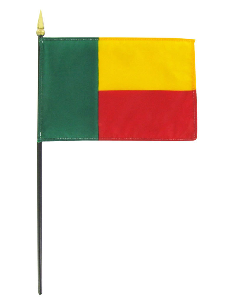 Stick Flag 4"x6" - Benin