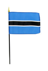Stick Flag 4"x6" - Botswana