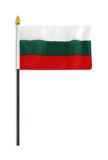 Stick Flag 4"x6" - Bulgaria