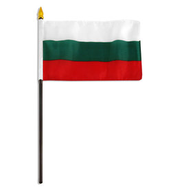 Stick Flag 4"x6" - Bulgaria