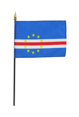 Stick Flag 4"x6" - Cape Verde