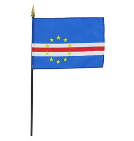 Stick Flag 4"x6" - Cape Verde