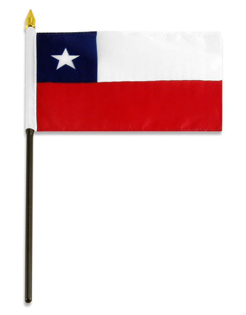 Stick Flag 4"x6" - Chile