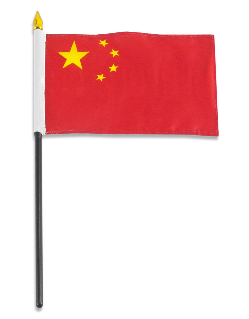 Stick Flag 4"x6" - China