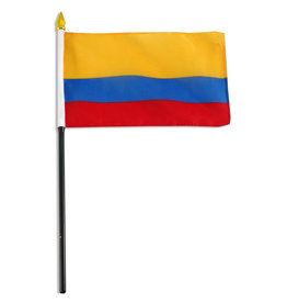 Stick Flag 4"x6" - Colombia
