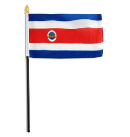 Stick Flag 4"x6" - Costa Rica