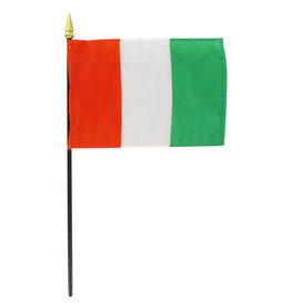 Stick Flag 4"x6" - Cote d Ivoire (Ivory Coast)