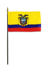 Stick Flag 4"x6" - Ecuador