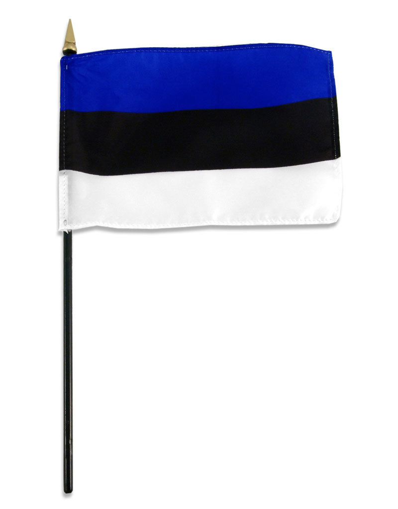 Stick Flag 4"x6" - Estonia