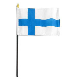 Stick Flag 4"x6" - Finland