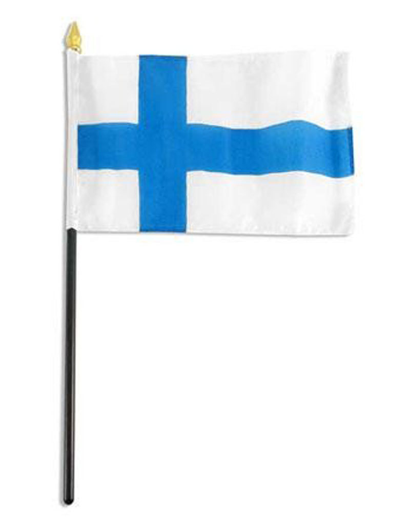 Stick Flag 4"x6" - Finland