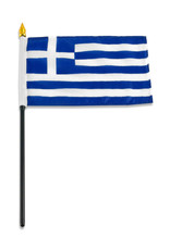 Stick Flag 4"x6" - Greece