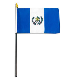 Stick Flag 4"x6" - Guatemala