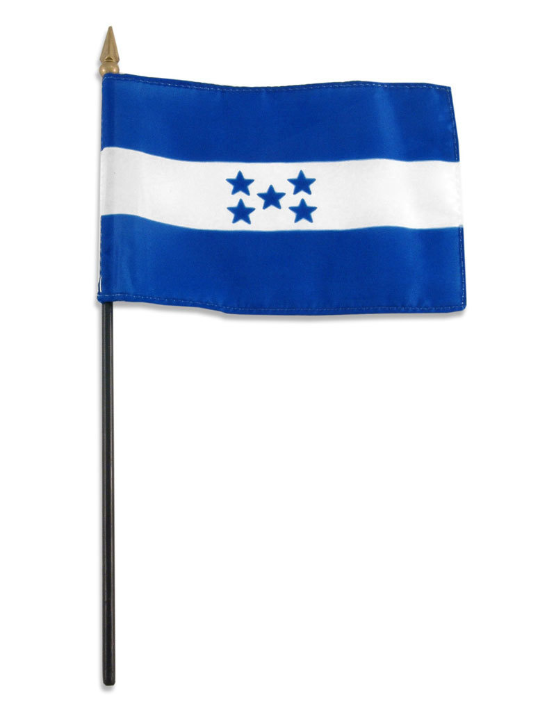Stick Flag 4"x6" - Honduras