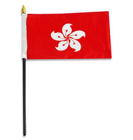 Stick Flag 4"x6" - Hong Kong