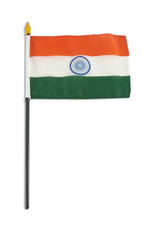 Stick Flag 4"x6" - India