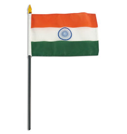 Stick Flag 4"x6" - India