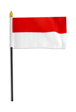 Online Stores Stick Flag 4"x6" - Indonesia