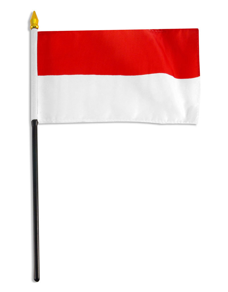 Online Stores Stick Flag 4"x6" - Indonesia