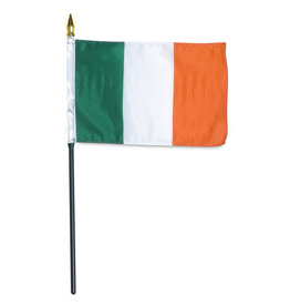 Online Stores Stick Flag 4"x6" - Ireland