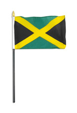 Stick Flag 4"x6" - Jamaica