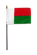 Stick Flag 4"x6" - Madagascar