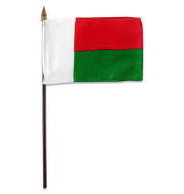 Stick Flag 4"x6" - Madagascar