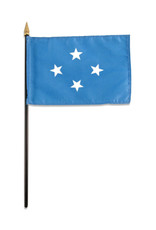 Stick Flag 4"x6" - Micronesia