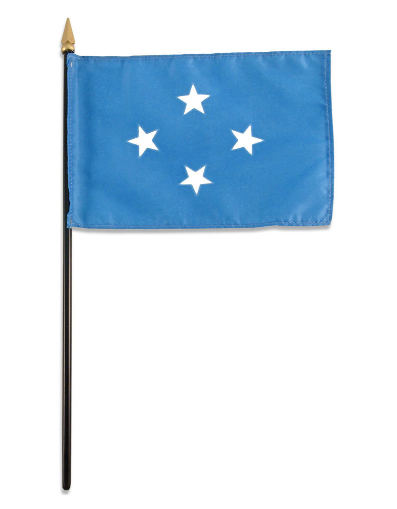 Stick Flag 4"x6" - Micronesia